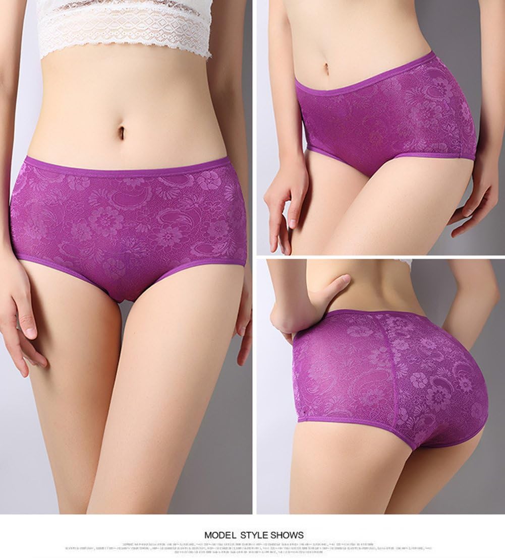 YOYI FASHION Women Menstrual Period Briefs Jacquard Easy Clean Panties US Size XXS-5XL/12 image 5