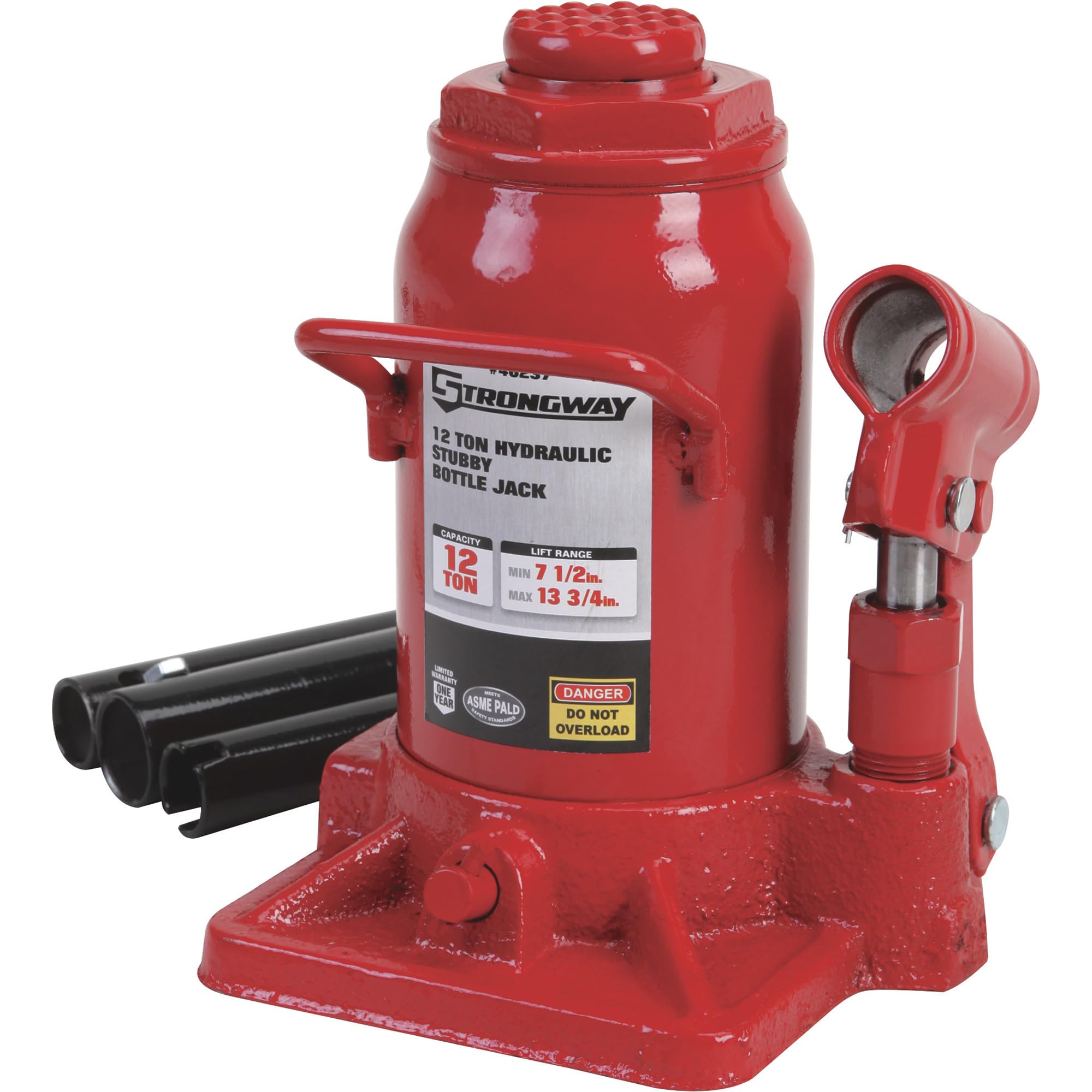 Amazon.com: Strongway 12-Ton Stubby Hydraulic Bottle Jack