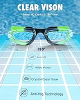 Vista 4 de Aegend - Gafas de natación de 2 unidades, gafas de natación para niños, niños y niñas de 3 a 14 años