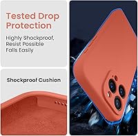Vista 276 de FireNova Designed for iPhone 13 Pro Max Case, Silicone [Camera Protection] Phone Case with [2 Screen Protectors], Soft Anti-Scratch Microfiber Deep
