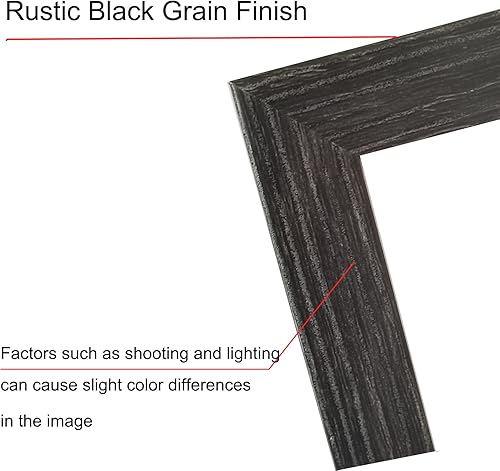 Vista 28 de SESEAT Juego de 10 marcos de fotos con collage de marcos de pared de 11 x 14, 8 x 10, 5 x 7, 4 x 6 pulgadas, en 3 acabados diferentes, juego de 10