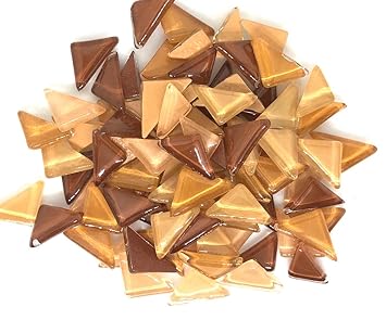 Sai Mosaic Art Triangle Brown Mosaic 200 GMS