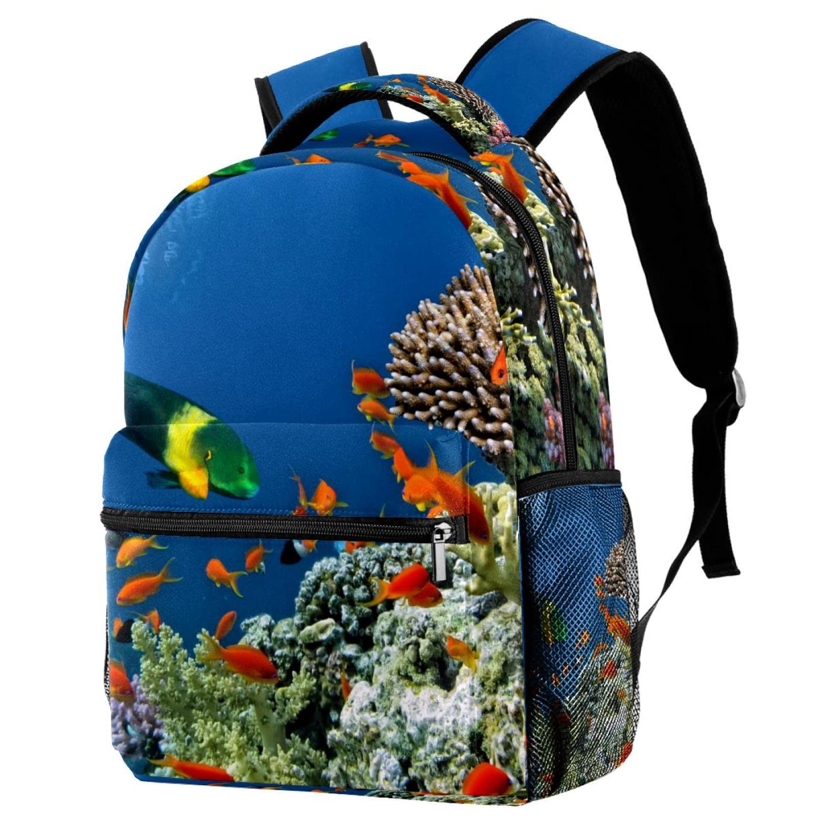 Sac à dos paysage sous-marin de corail solide pour protéger vos affaires d'école - 7