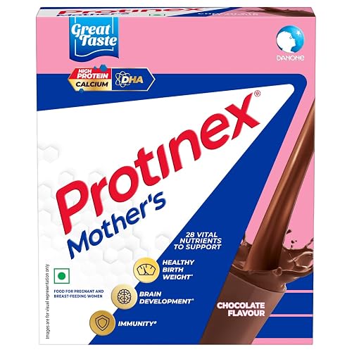 Protinex Mother's Nutritional Mix - (Chocolate Flavor, 200 Gms, BIB) with 28 Vital Nutrients to Support Healthy Birth Weight, Brain Development & Immunity