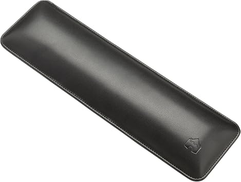 Bailey Tenkeyless by Castle - TKL Short Wrist Rest for Keyboards with around 87 Keys - Leather Ergonomic Computer Extra Firm Wrist Support - Typists, Gaming, Heavy Office Use Nightfall, Tenkeyless