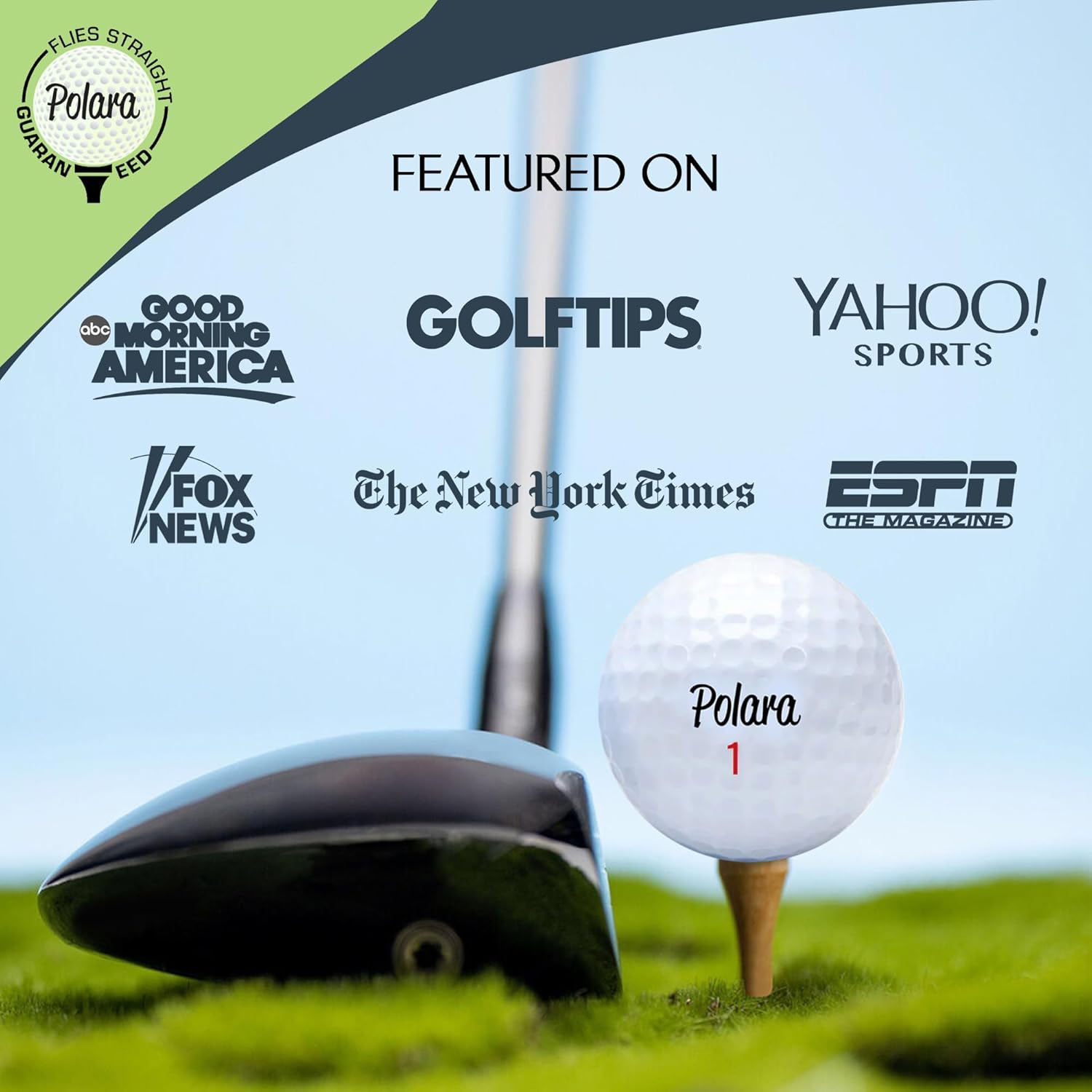 Polara Self-Correcting Golf Balls – High-Performance Golf Balls with Soft Feel, Anti-Slice & Hook Correction, Exceeds USGA Limits, Dimple Design for Maximum Distance, Golf Accessories for Men & Women