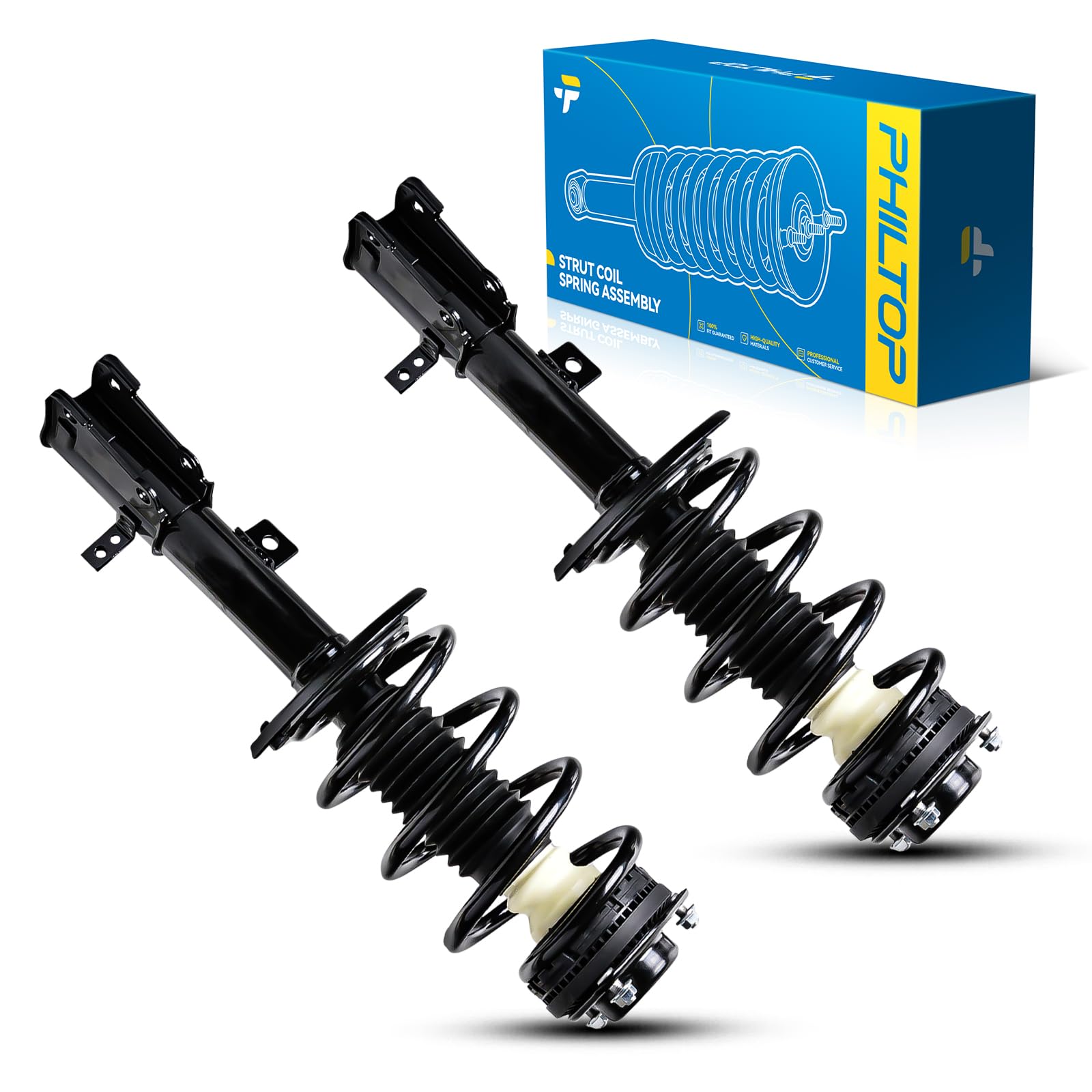 PHILTOP 2-Pack Front Quick Strut Assembly for 2011-2019 Journey 3.6L
