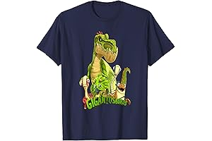 Giganotosaurus Toys Land Logo with Giganto & the 4 Kid Dinos T-Shirt