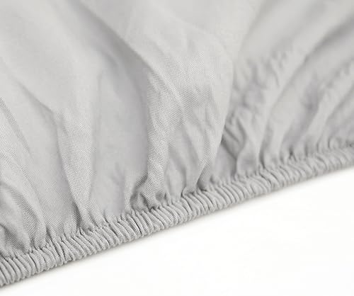 Miniatura 7 de FLXXIE Juego de ropa de cama de 4 piezas para niños pequeños, juego de sábanas de microfibra suave y transpirable para cuna, incluye edredón