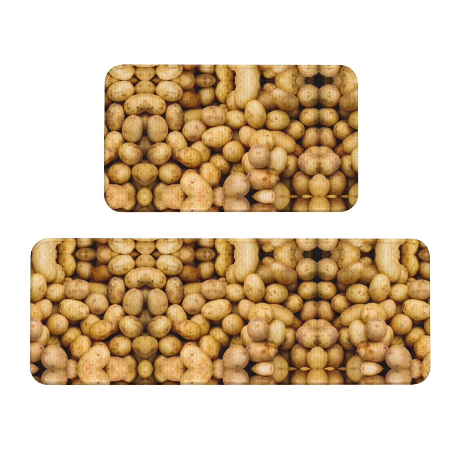 Tapis de cuisine motif pommes de terre idéal pour cuisiner face au jardin