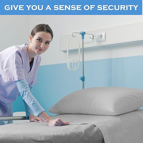 Miniatura 73 de Moukeren Juego de 12 sábanas de hospital para uso doméstico, juego de sábanas bajeras extralargas de 36 x 84 x 14 pulgadas, incluye funda de edredón