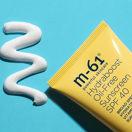 Miniatura 6 de m-61 Hydraboost - Protector solar sin aceite SPF 40 | FPS 40 ligero, sin aceite con un péptido lleno de energía, vitamina B5, tamarindo, 1.7 onzas