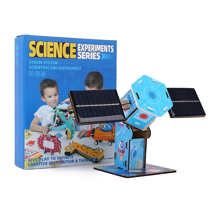 Playnovate Solar Satellite STEM Kit | DIY Space Toy for Kids