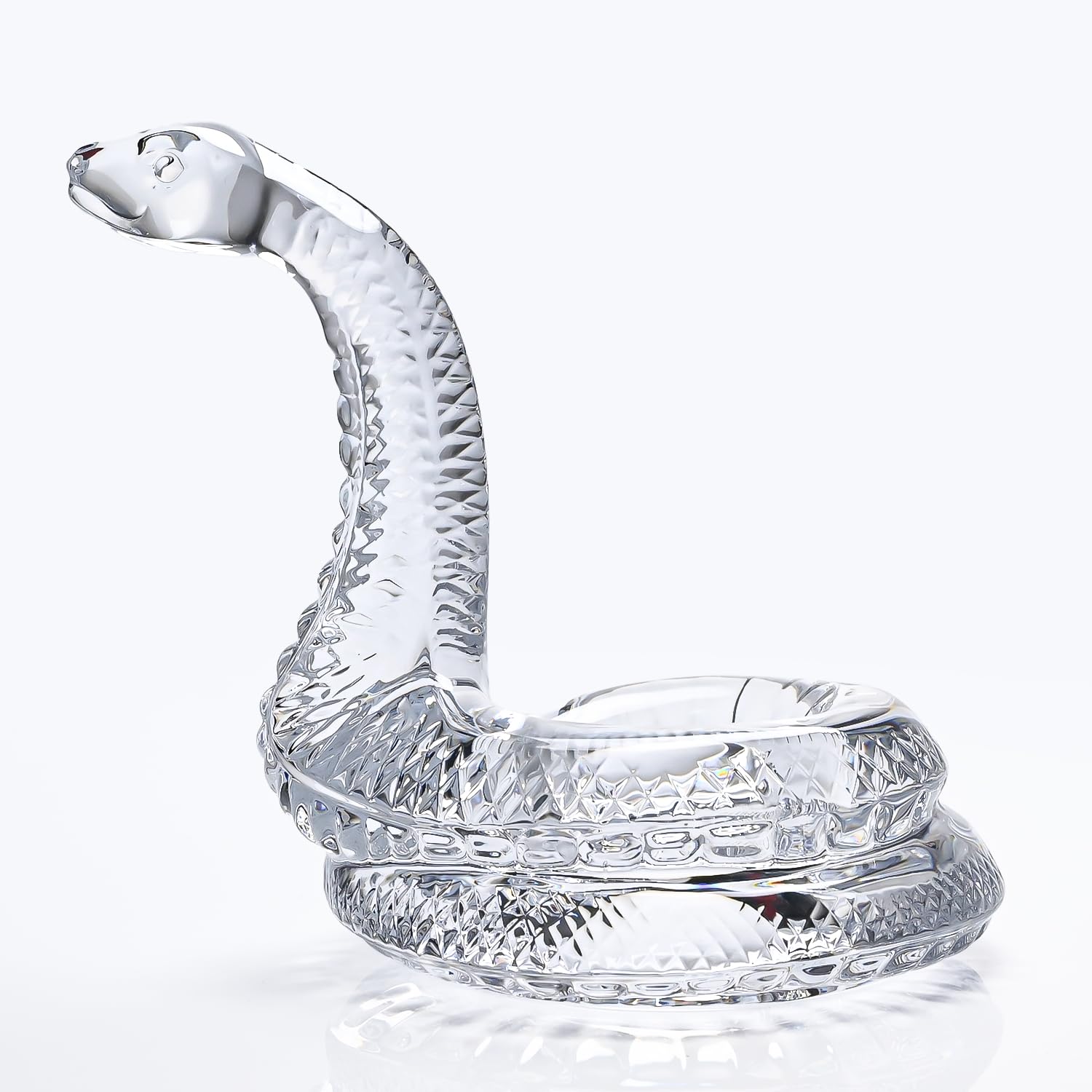Amazon.co.jp: バカラ Baccarat クリスタルフィギュア ヘビ 十二