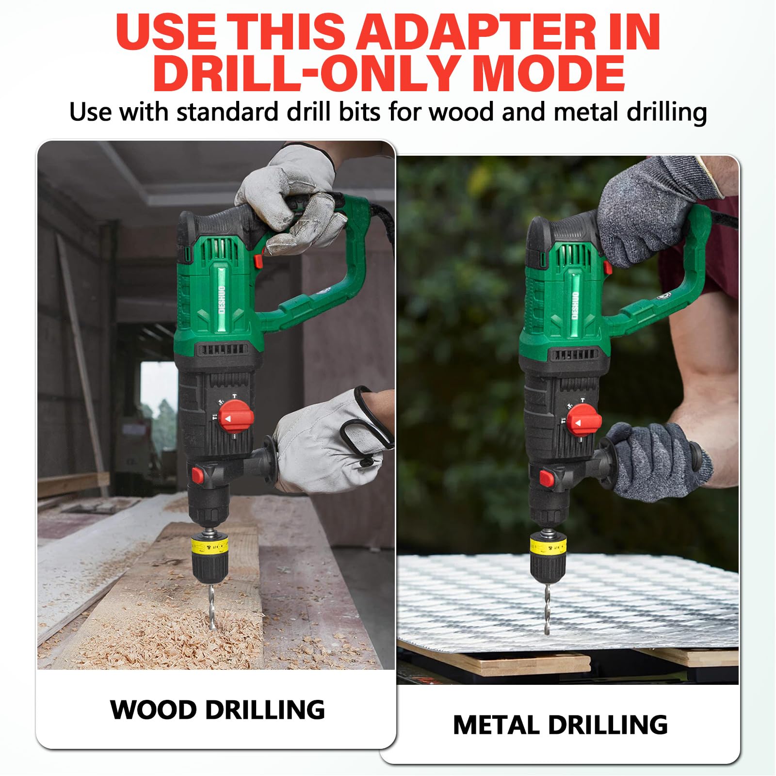 Lightweight Concrete Rotary Hammer Drill - SDS-Plus -6 Lightweight Concrete Rotary Hammer Drill - SDS-Plus -6