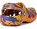 Crocs Kids Classic Marbled Tie-Dye Clog (Toddler) - Back View