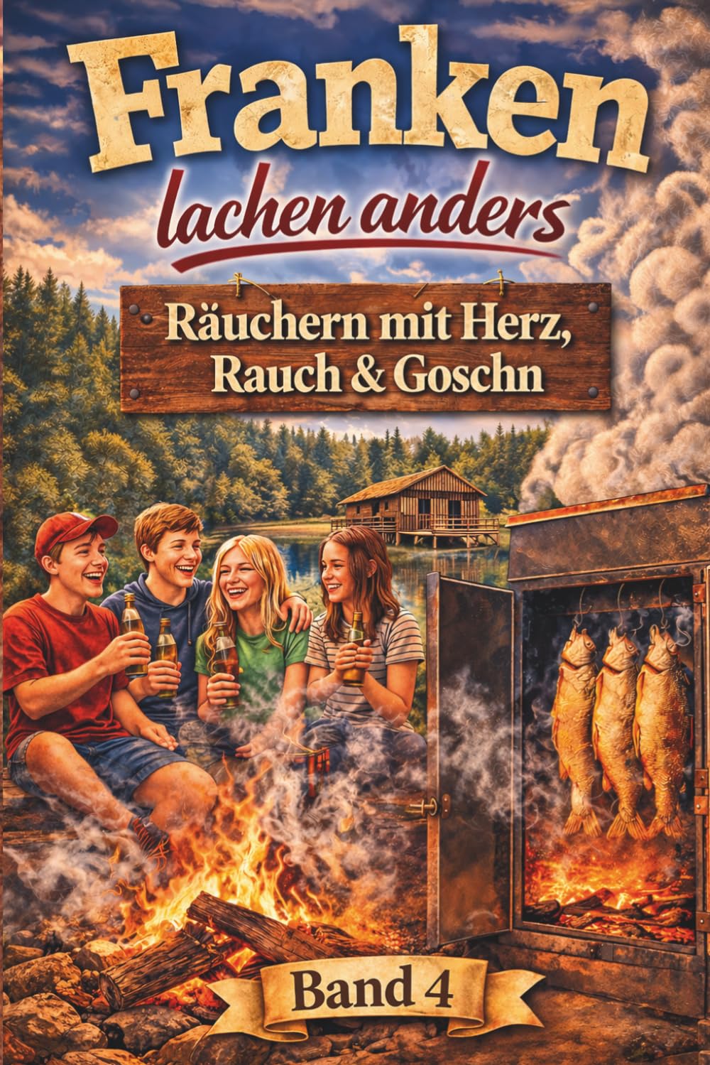 FRANKEN LACHEN ANDERS - RÄUCHERN MIT HERZ, RAUCH & GOSCHN: Räuchern lernen, Forelle räuchern, Räucherofen Anleitung, Holz & Temperatur verstehen, Fehler vermeiden, Outdoor & Grillen, fränkischer Humor