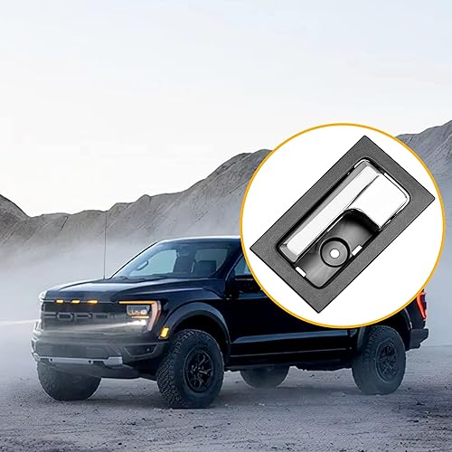 Miniatura 5 de Gledewen Manija de puerta interior, compatible con Ford F150 2009-2014, delantera/trasera interior izquierda del lado del conductor |