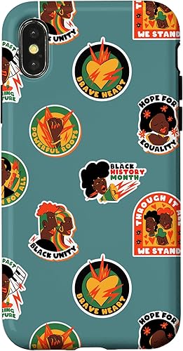 Miniatura 7 de iPhone 14 Plus Black History Month Education For All African Pride Pattern Case