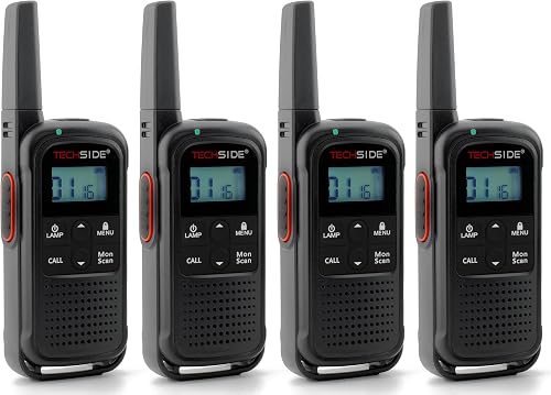 TechSide TS-T3 Go Talkie-Walkie PMR446, 16 Canaux, Portée…