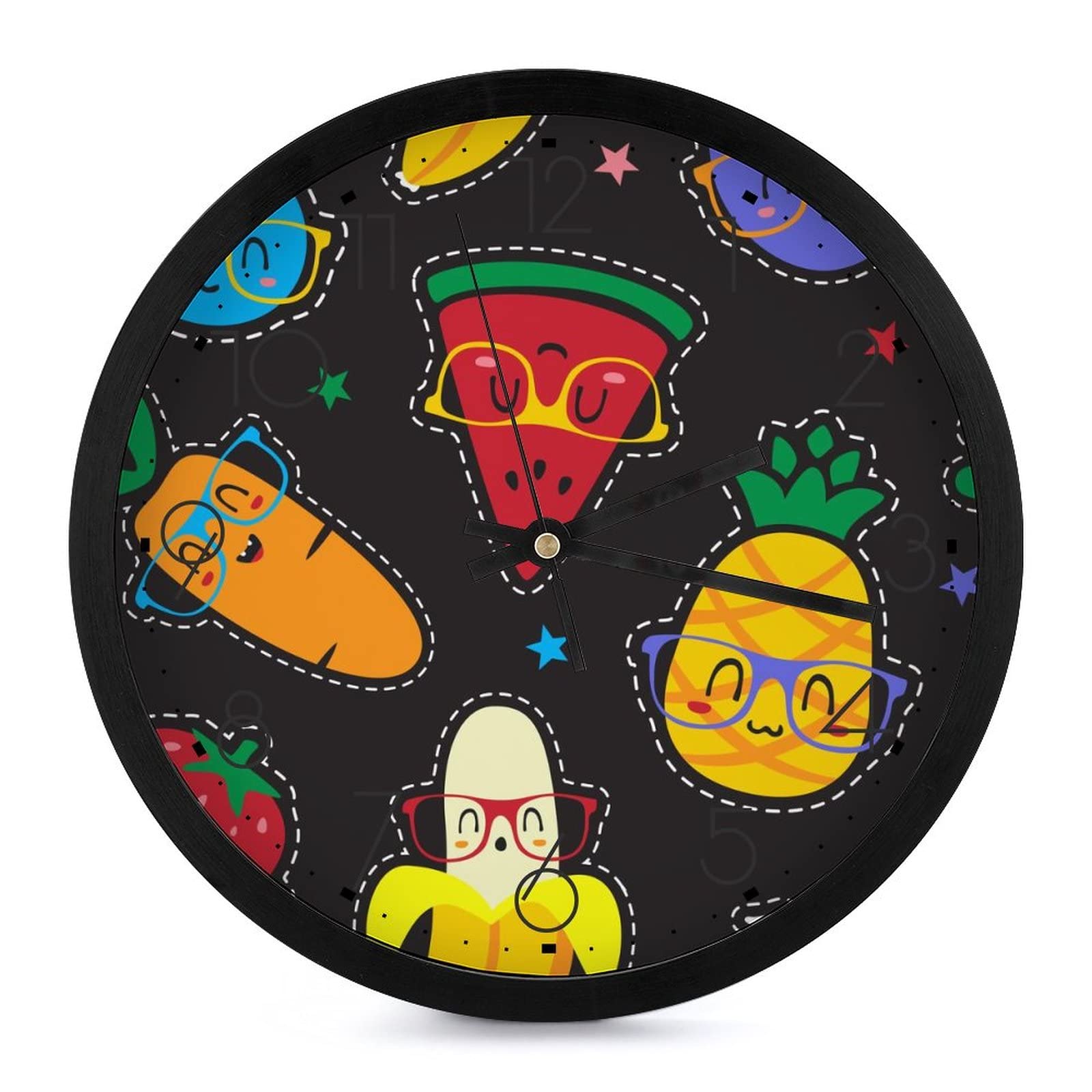 Horloge murale fruit ronde de 25.4cm une idée cadeau originale pour la maison