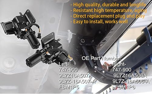 Miniatura 5 de Par de motor de estribo delantero con soporte 747-900 de repuesto para Ford Expedition Lincoln Navigator 2007-2014 119.0 pulgadas distancia entre