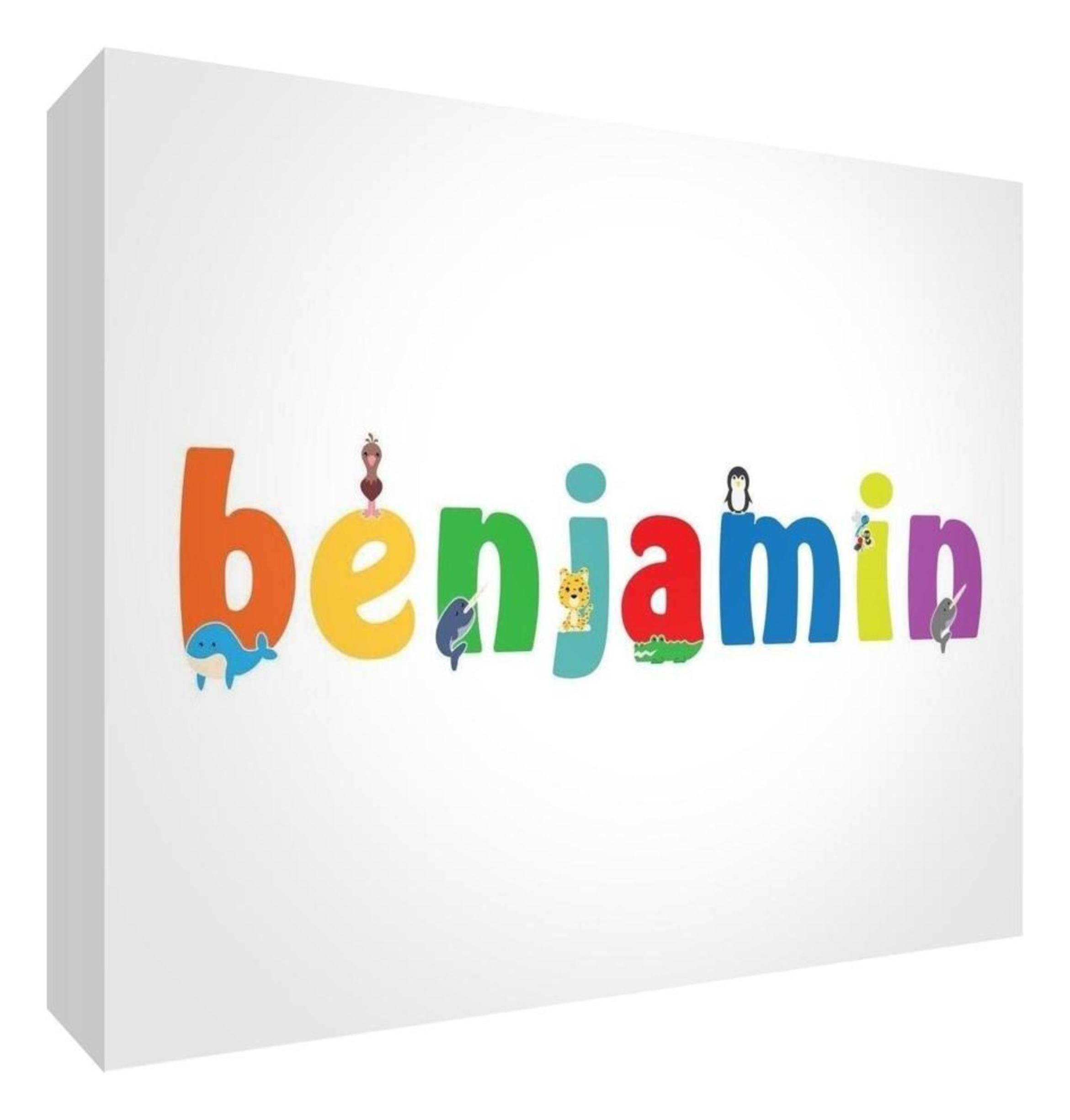 Souvenir acrylique Benjamin plaque incassable décor chambre - 2