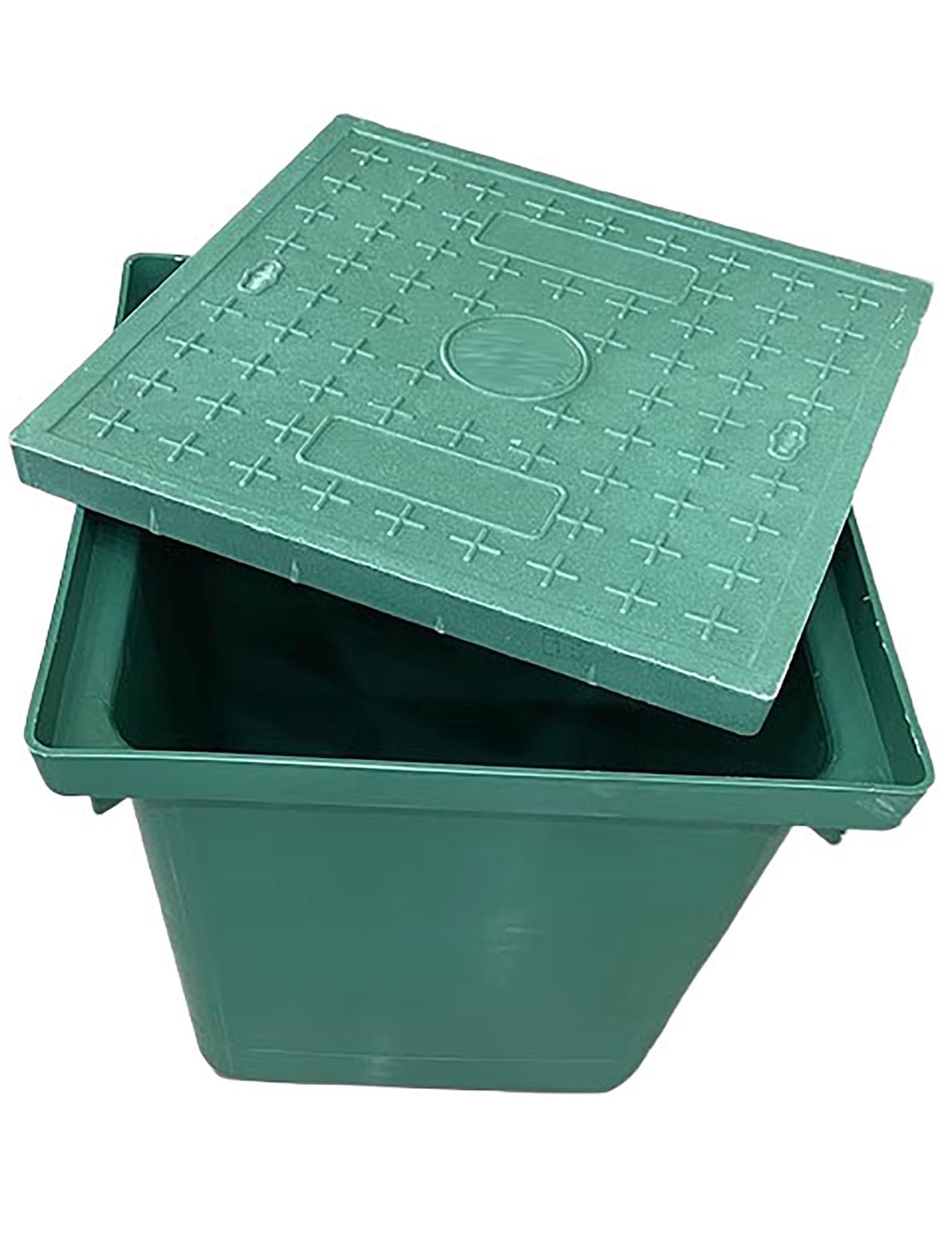 Cajas de empalme subterráneas, cámara de distribución de PE, caja de empalme eléctrico de enterramiento directo for empalmes de cableado eléctrico en exteriores(33x33x36cm/13x13x14.2in)
