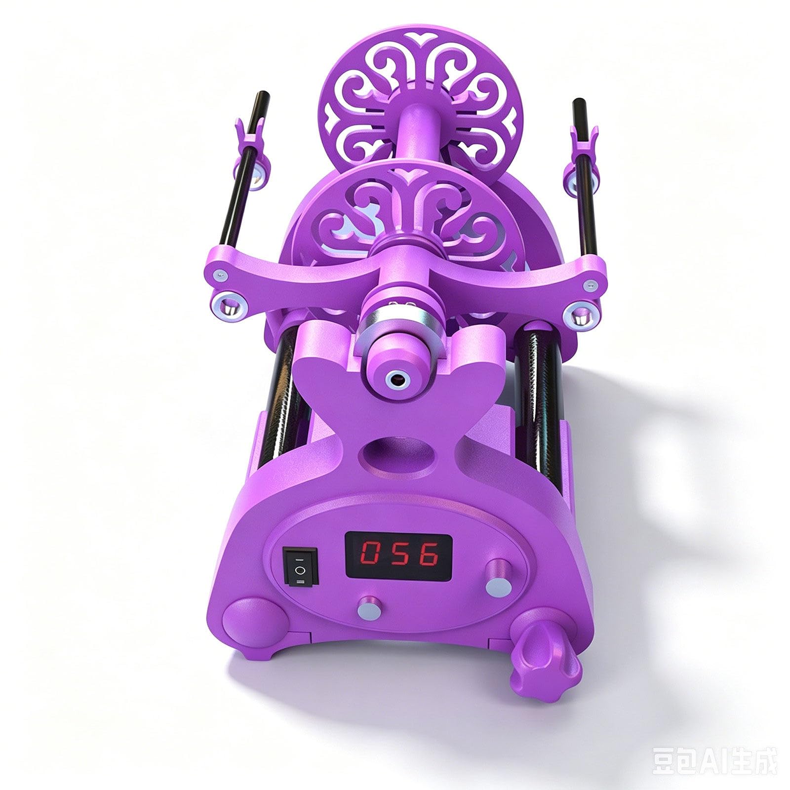 Electric Spinning Wheel 800RPM, 8oz Wool Yarn Winder for Spinning Purple