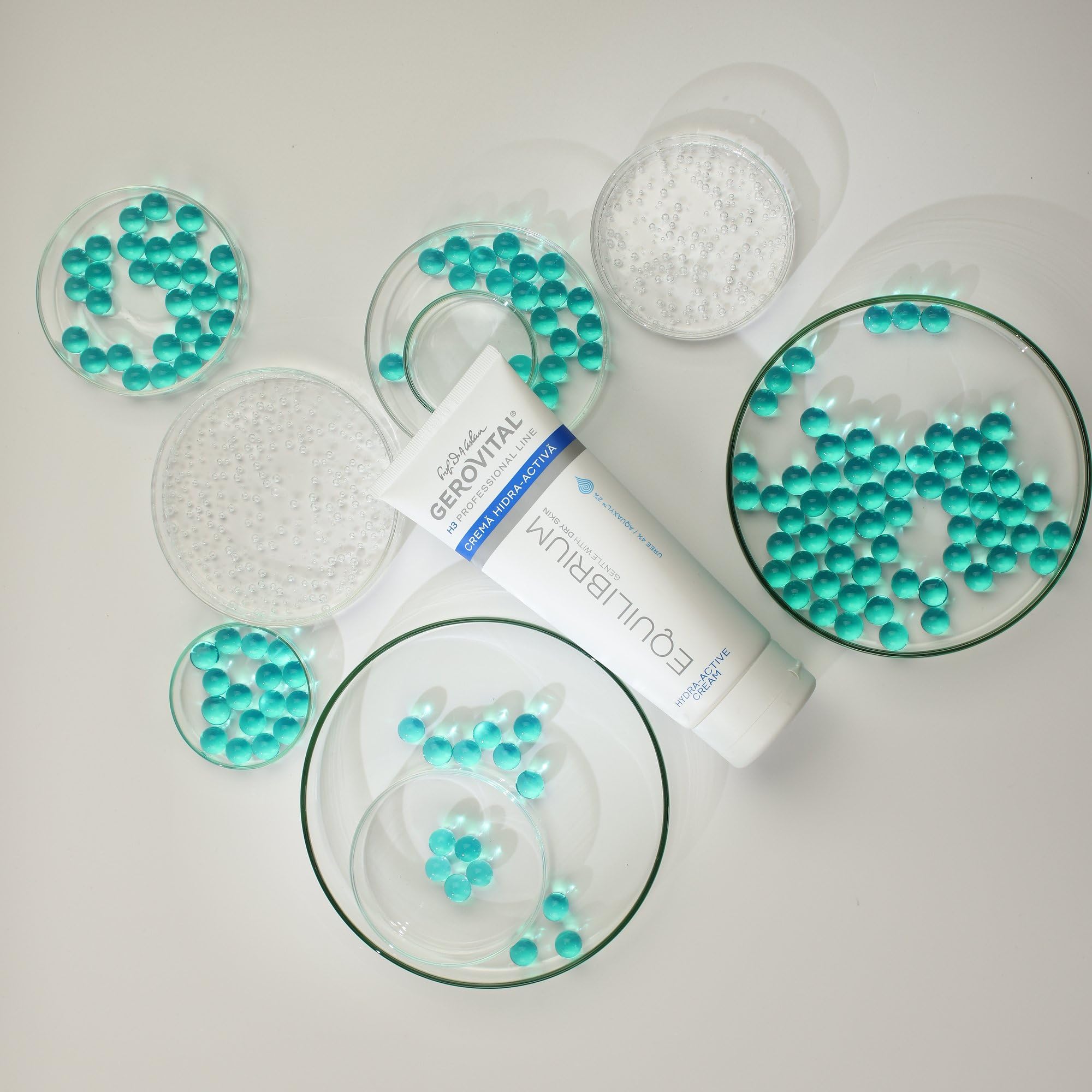 Gerovital H3 Balance Profesjonalny krem do twarzy 200 ml - mocznik 4% + Aquaxyl 2% - nawilżający do suchej, wrażliwej i odwodnionej skóry - odżywia, wzmacnia barierę skóry i zapewnia długotrwały