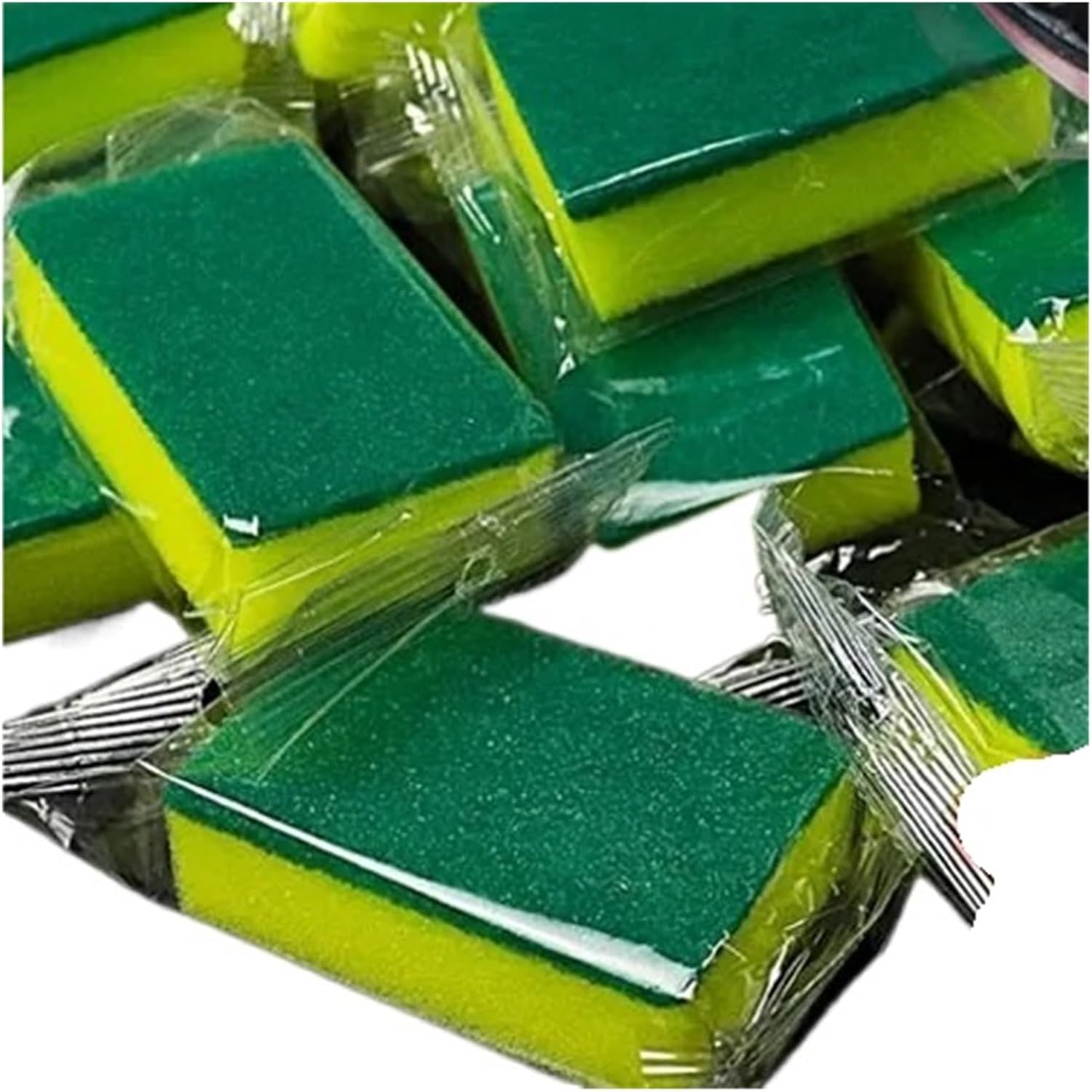 Kitchen Dishwashing Soft Sponge Clean Rub Pot Rust Scouring Pad Removing Kits Household Cleaning Brush(20pcs)