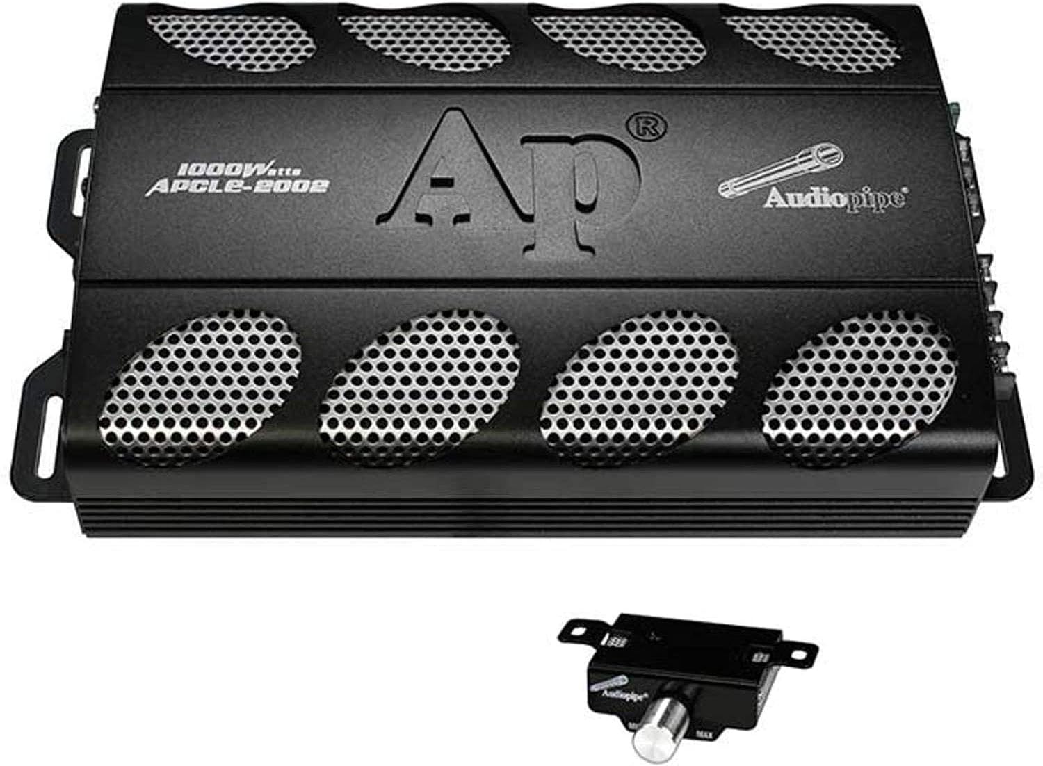 Buу 1 gеt 1 AudioPipe APCLE-2002 Class AB 2 Channel 1000 Watt MAX Car Audio Sound System Power Amplifier Kit with Bass Knob, RCA Input/Output, and Overload Protection