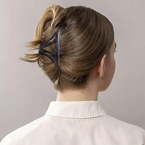 Miniatura 4 de 3 piezas de peine elástico mágico para el cabello, doble peine elástico, horquillas para mujeres, horquillas con cuentas, niñas, peinado vintage,