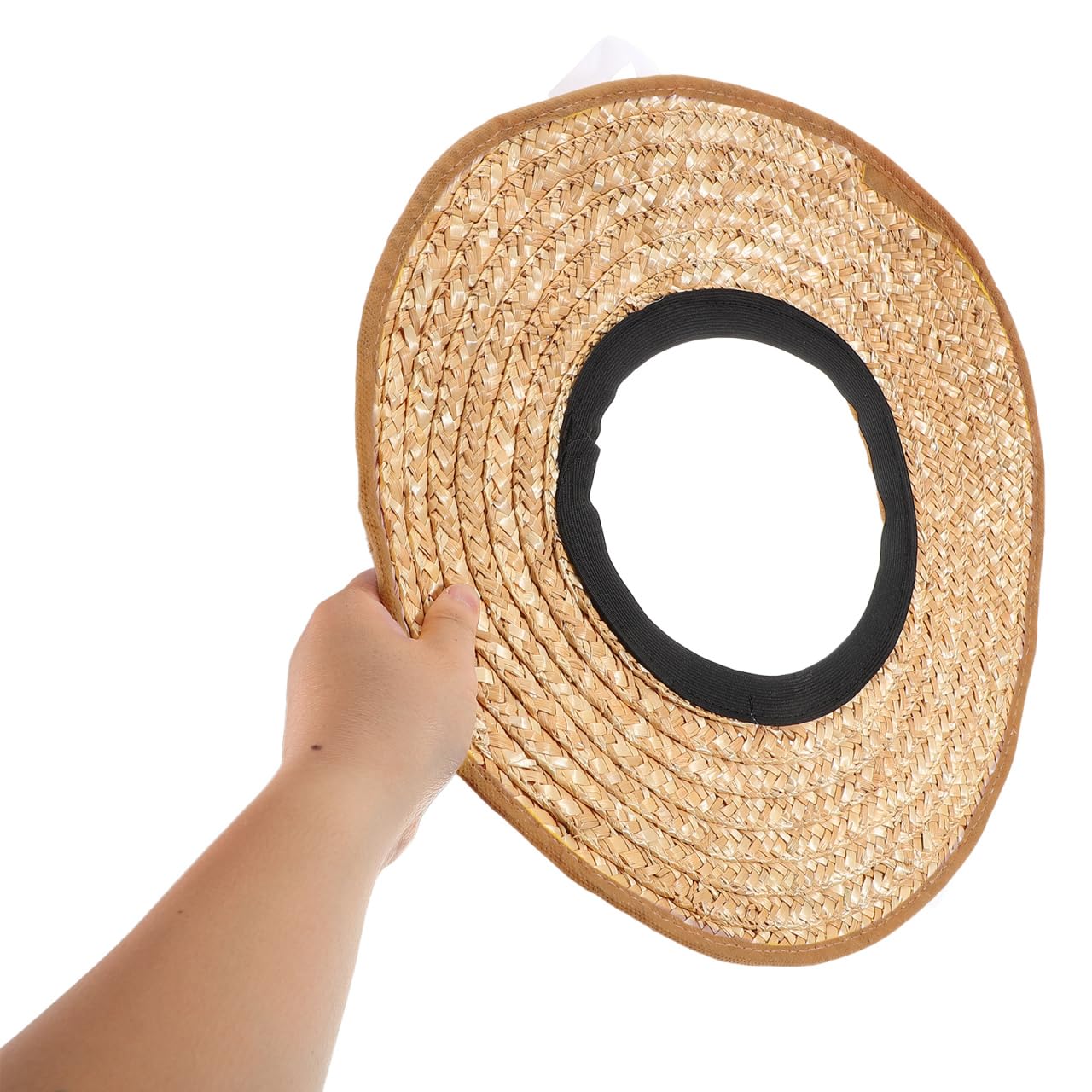 OUNONA 3 parasoles para casco duro, tejido de pajilla, protección de extensión, visera de seguridad, cubierta de casco de construcción, para trabajadores