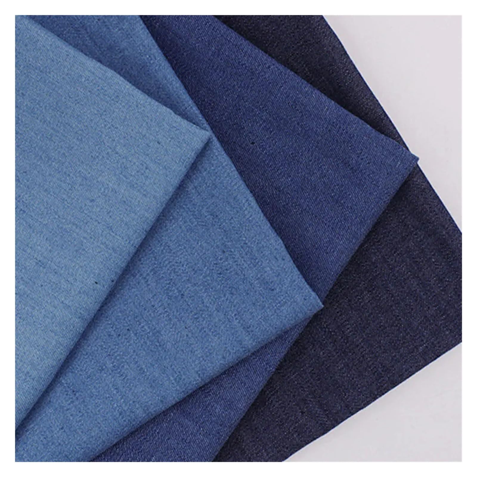 Denim Stoff Baumwolle Dünne Licht DIY Handgemachte Puppen Kleidung Jeans Rock Jacke Tasche Handarbeit Material für Kleidung, Kleider, handgefertigtes Heimwerken(Blue,90x145CM(35inx57in))