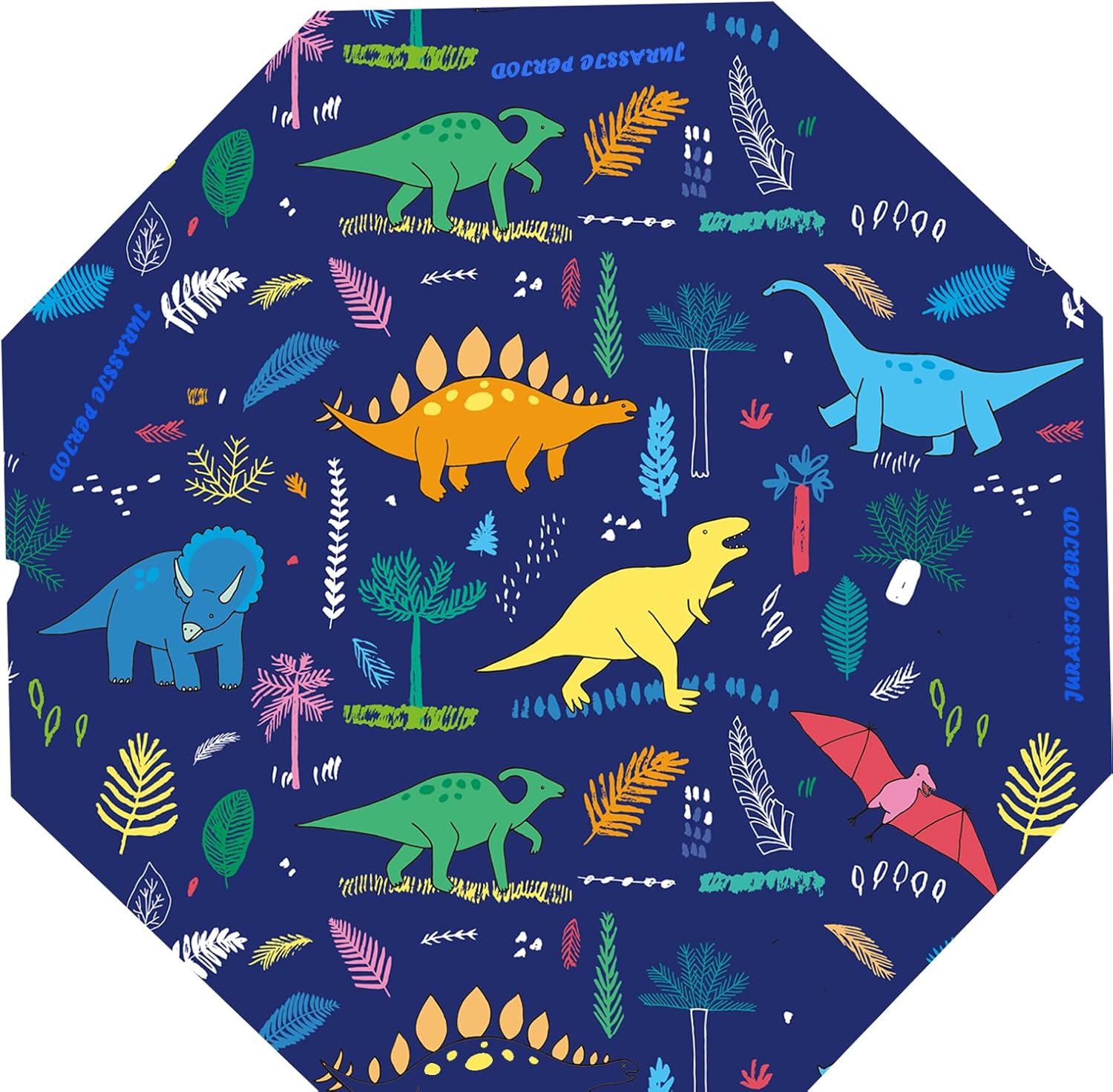 MRTLLOA 40/49/56 Inch Oversize Windproof Inverted Reverse Upside Down Umbrella, Golf Size Rain Umbrella, Double Layer, C-Shaped Handle for Men, Women and Kids(Jurassic Park, 40 Inch) Jurassic Park Kids 40 Inch(Kids)