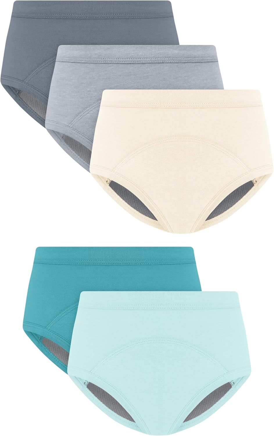 Hanes baby-boys Potty Training Underwear Brief, Heavy Absorbency Toddler Boys' Cotton Training Underwear, 5 Pack