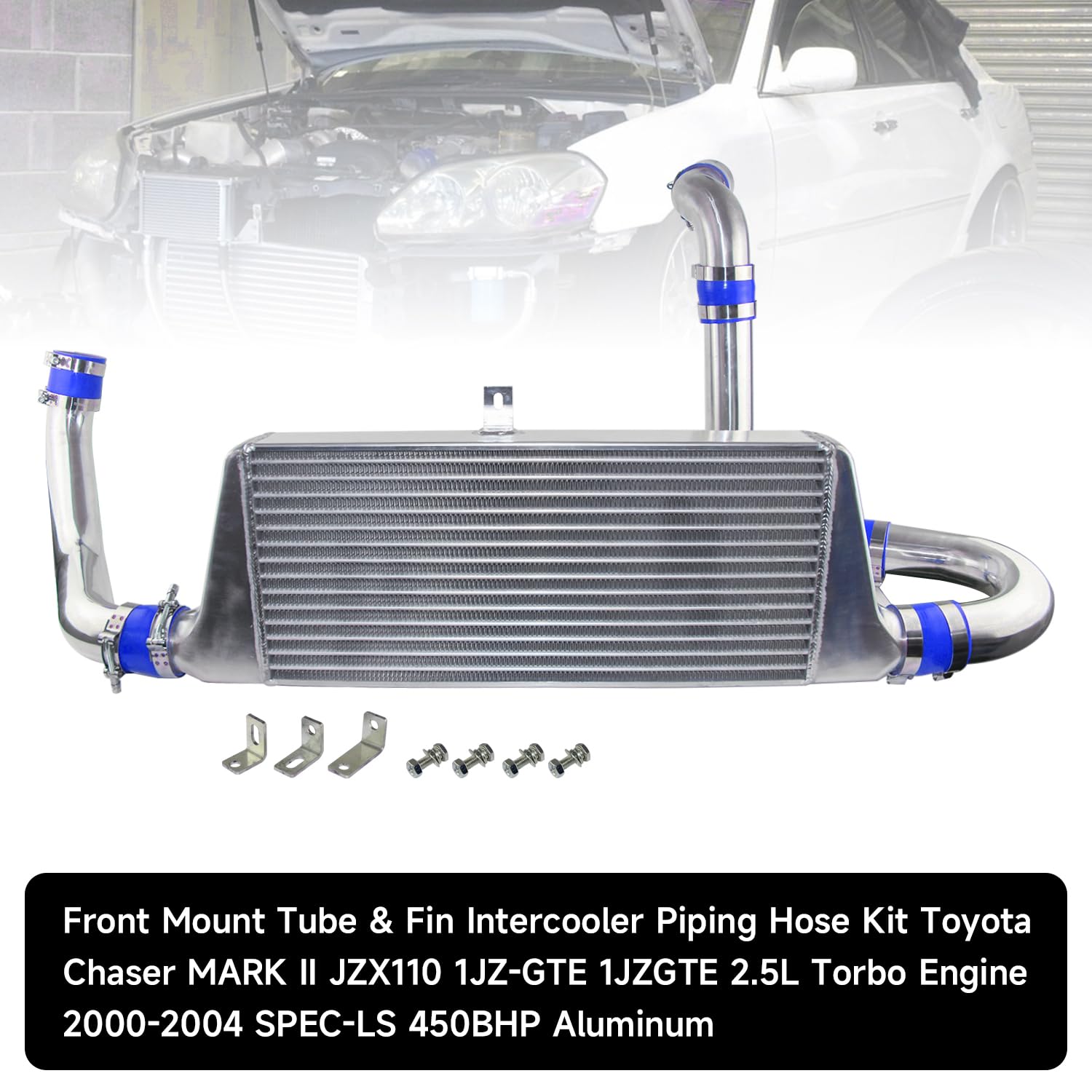 Amazon.com: Front Mount Tube & Fin Intercooler Kit For MARK II