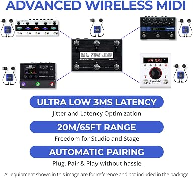 CME WIDI Jack Premium Bluetooth MIDI Interface | TRS/DIN Devices, Ultra Low 3ms Latency, Power via MIDI Out or USB-C