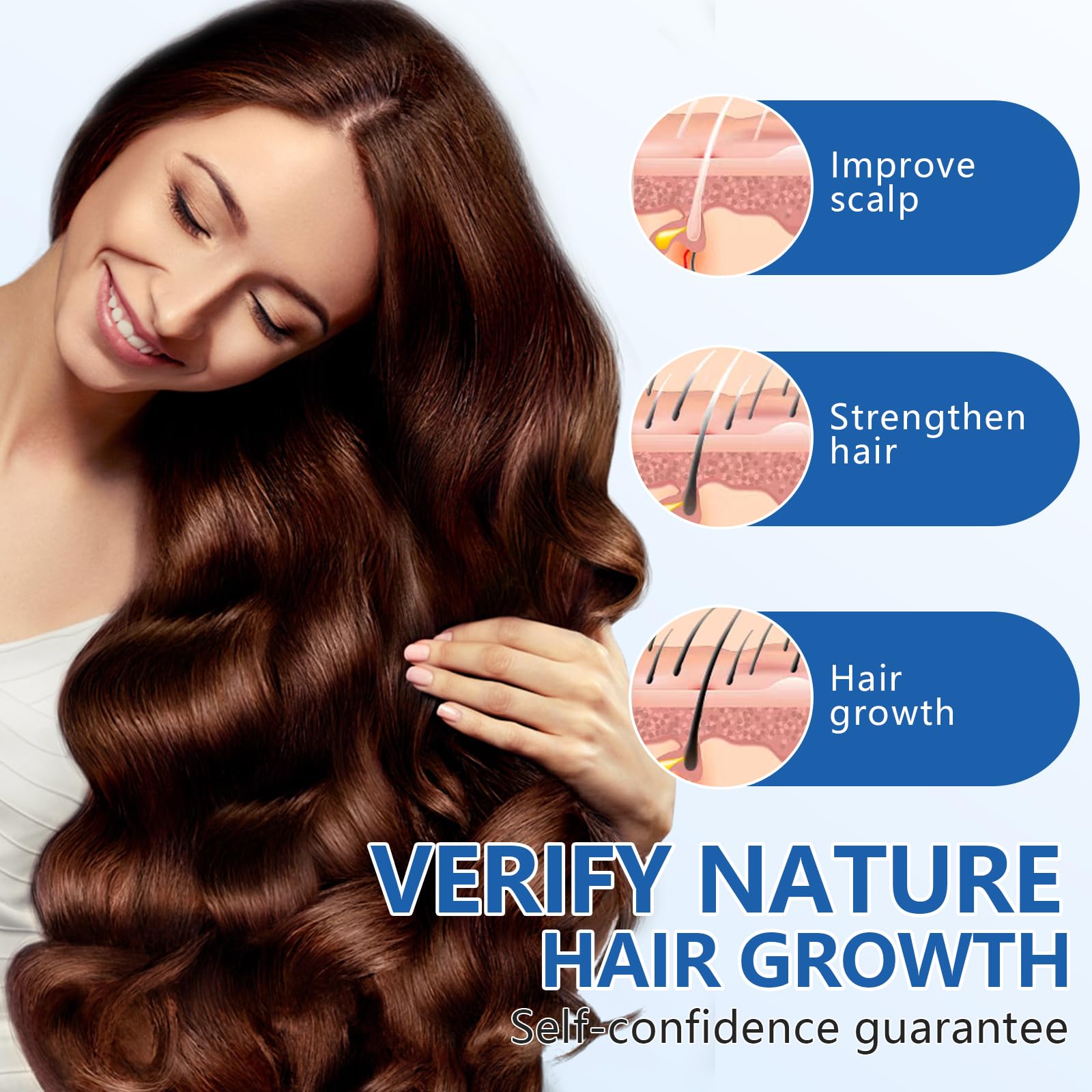60 ml Hair Growth Serum, Scalp Serum, Hair Thickening Products - Image 2