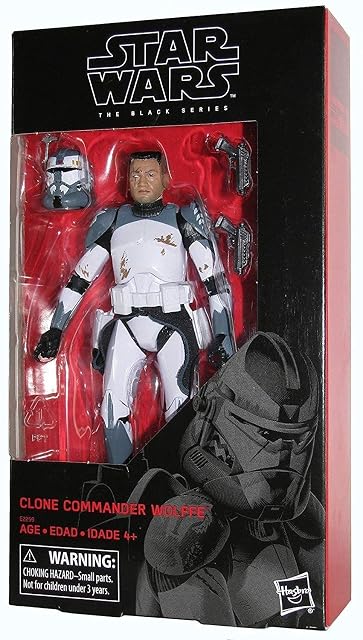 Foto 3 de 5 de Star Wars The Black Series Exclusive 6-inch Clone Commander Wolffe Action Figure