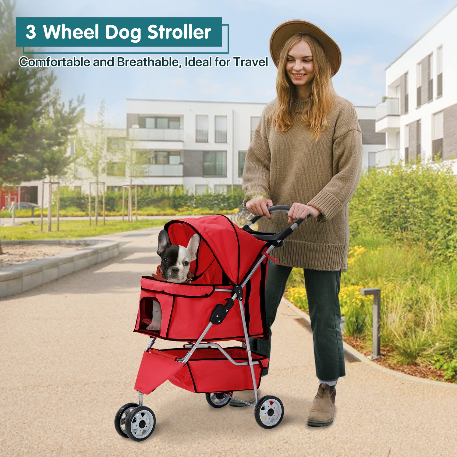 Hit the Pavement: Review of the HHS Pet Stroller for Your Furry Friends!
