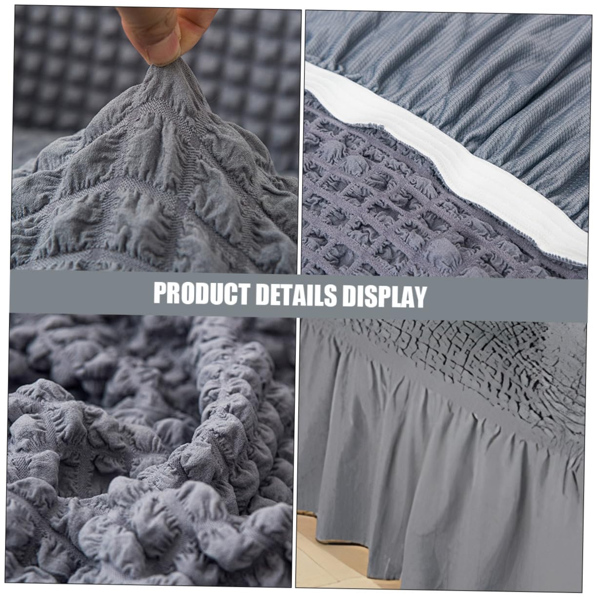Toyvian Stretch Sofabezug Polyester Polyurethan Couchschutz für Relaxsessel mit Tasche Wohnzimmer Schonbezug Schutzhülle