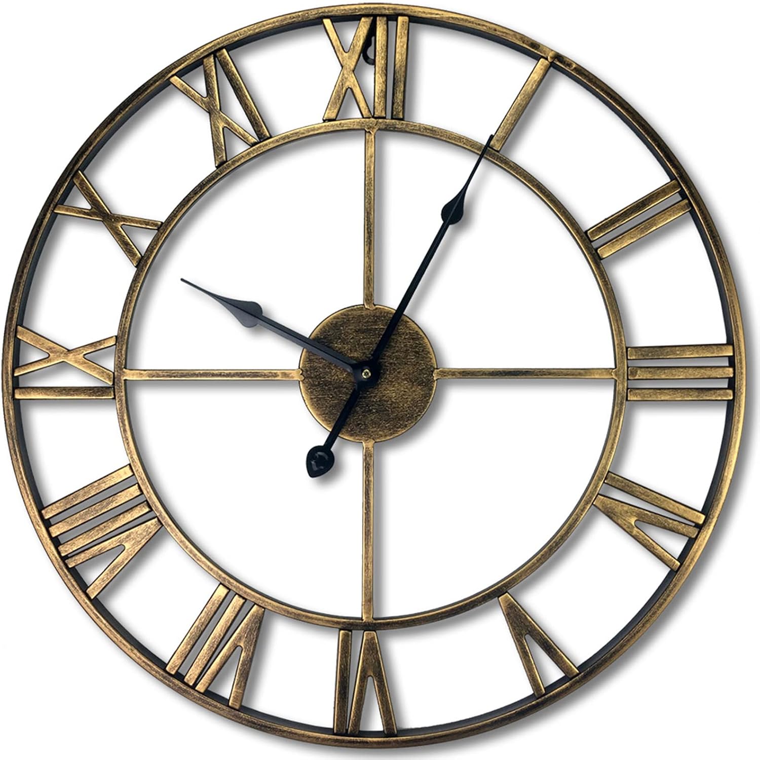 Tightstore Decorative Wall Clocks Battery Operated, Large Vintage Wall Clock