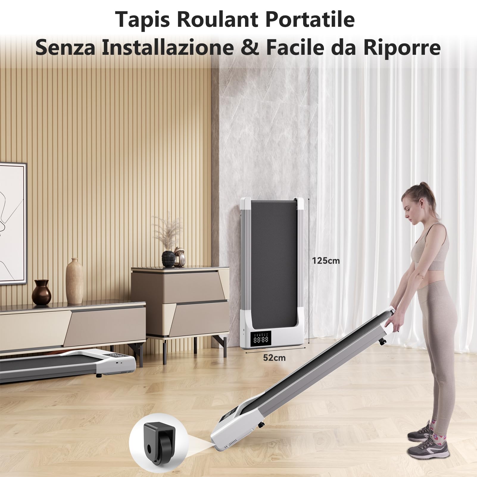 Superun Raceable Walking Pad Adatto Per Machine High-Tech, Capacità