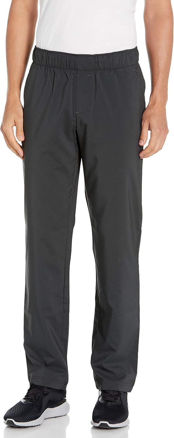 Haggar Men's Active Series Straight Fit Flat Front Comfort Pant at