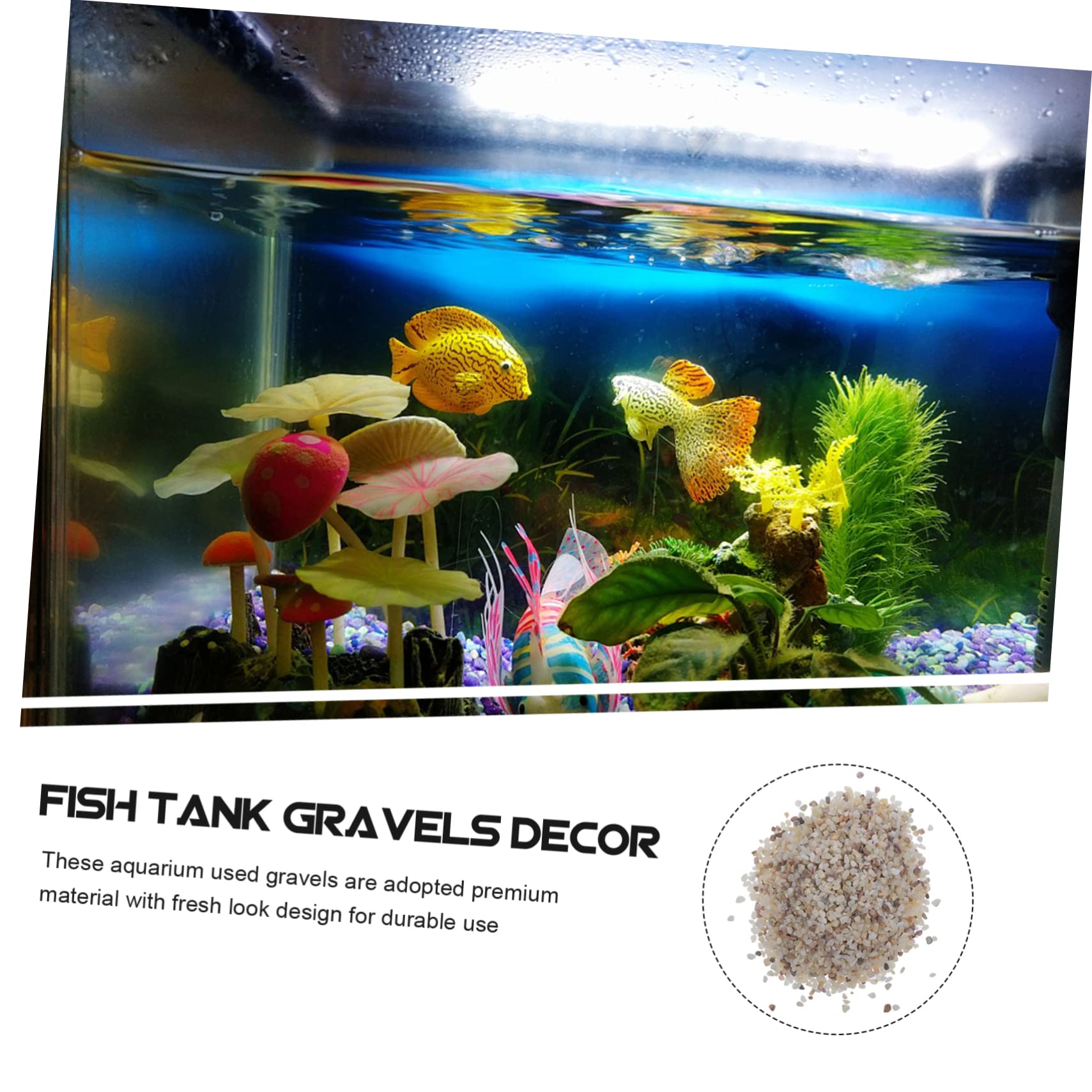 Substrato per Acquari Ghiaia per Pesci Ghiaia Decorativa per Acquari Mini Ghiaia per Piante
