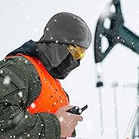 Vista 5 de Balaclava Winter Ski Face Mask Breathable Windproof Thermal for Motorcycle Riding Cycling in Cold Weather Gris