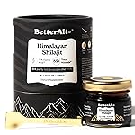 Better Alt Pure Himalayan Shilajit Resin Pack of 1 High Potency Gold Grade 75 Servings for Energy Boost & Immune Support, 85+ Trace Minerals, 75%+ Fulvic Acid, with Lab Test Report,400 mg