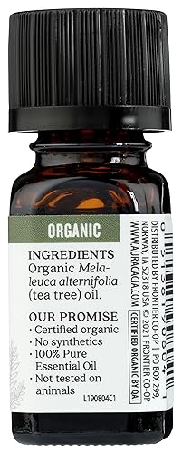 Miniatura 5 de Aura Cacia Aceite esencial de árbol de té orgánico 0.25 fl. oz.